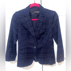 Striped business or casual blazer